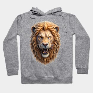 3D Lion Head Hoodie